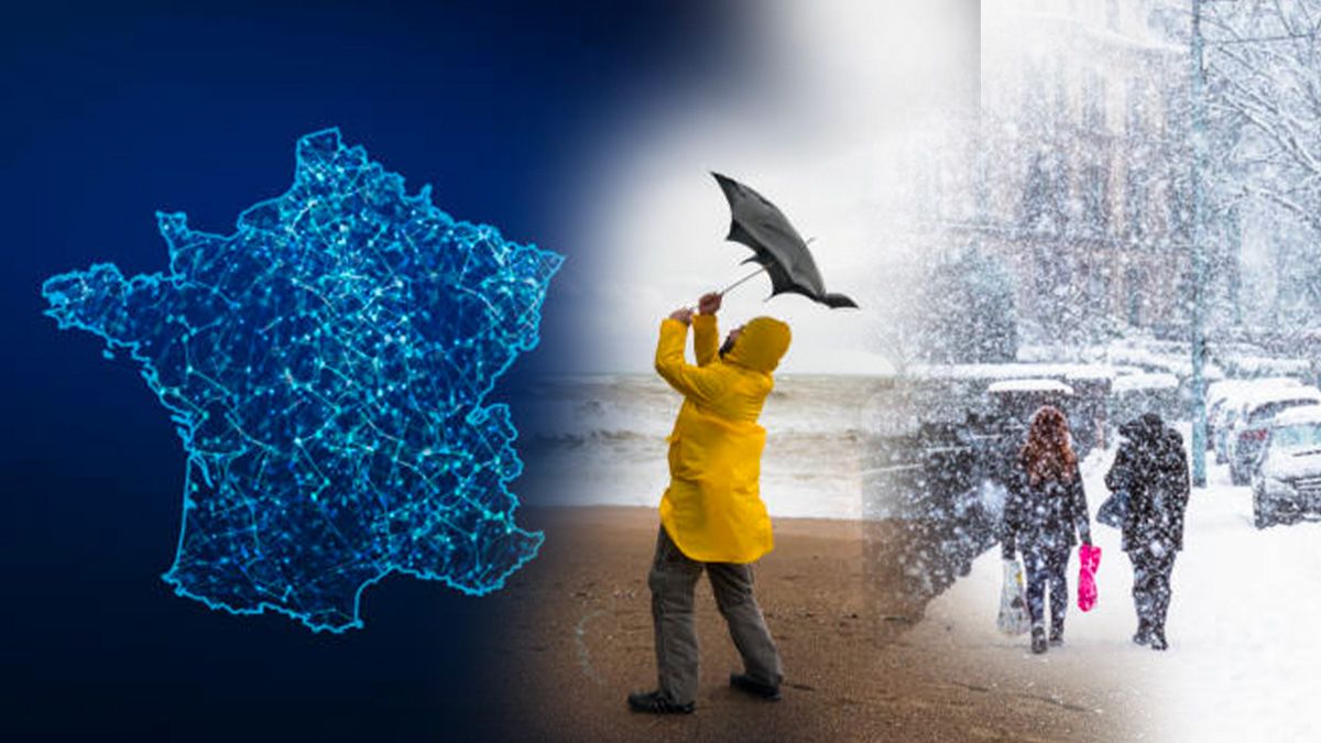 Tendances météo : les régions menacées par la pluie, la neige et le vent dès lundi